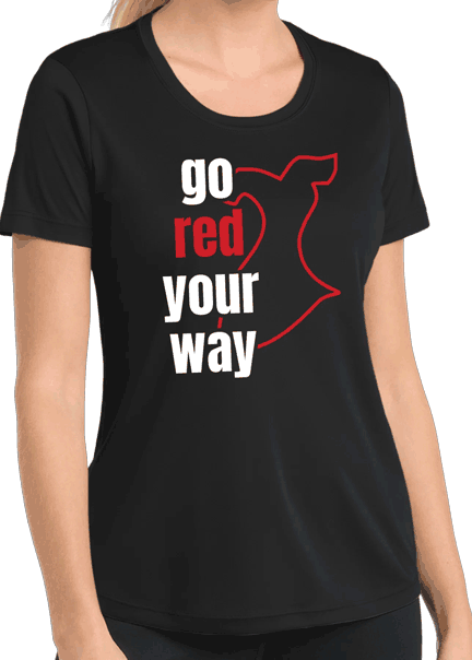 Go Red Your Way Athletic Tee