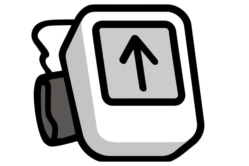 Illustration of blood pressure monitor