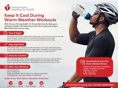 How to Keep Cool During Warm Weather Workouts Keep it cool during warm weather workouts thumbnail