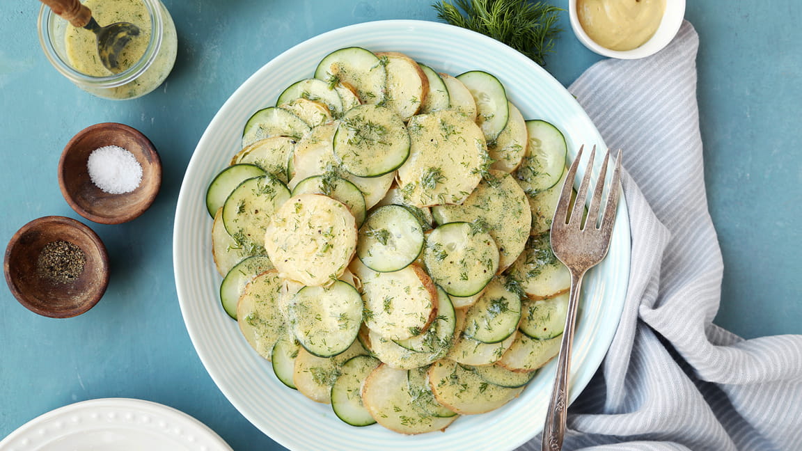Potato, Cucumber and Dill Salad