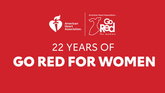 22 Years of Go Red for Women video screen capture