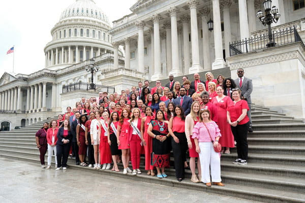 Group of Advocates on the Capitol Hill Steps