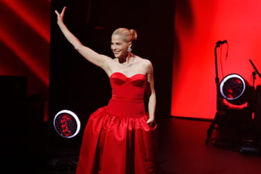 Selma Blair on stage at the 2026 Red Dress Collection Concert