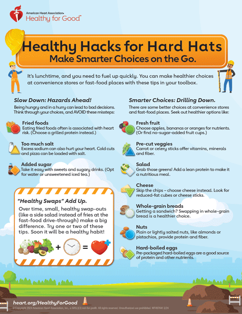  Healthy Hacks for Hard Hats Infographic Thumbnail