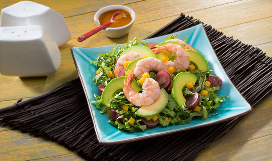Avocados From Mexico Shrimp, Avocado, Winter Fruit Salad Heart-Check certified recipe Avocados From Mexico Shrimp, Avocado, Winter Fruit Salad Heart-Check certified recipe