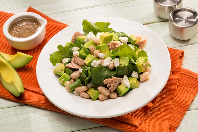 Avocados from Mexico Tuna, Avocado and White Bean Salad Heart-Check certified recipe