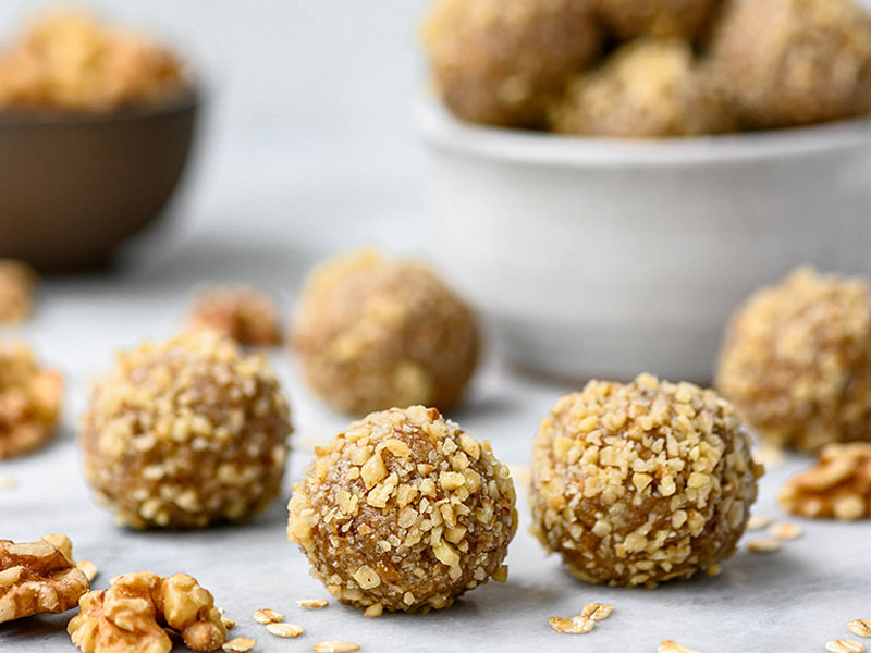 California Walnut Board Maple Walnut Energy Balls