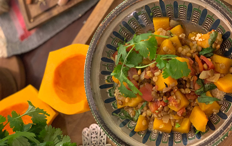 Moroccan lentil stew Moroccan lentil stew