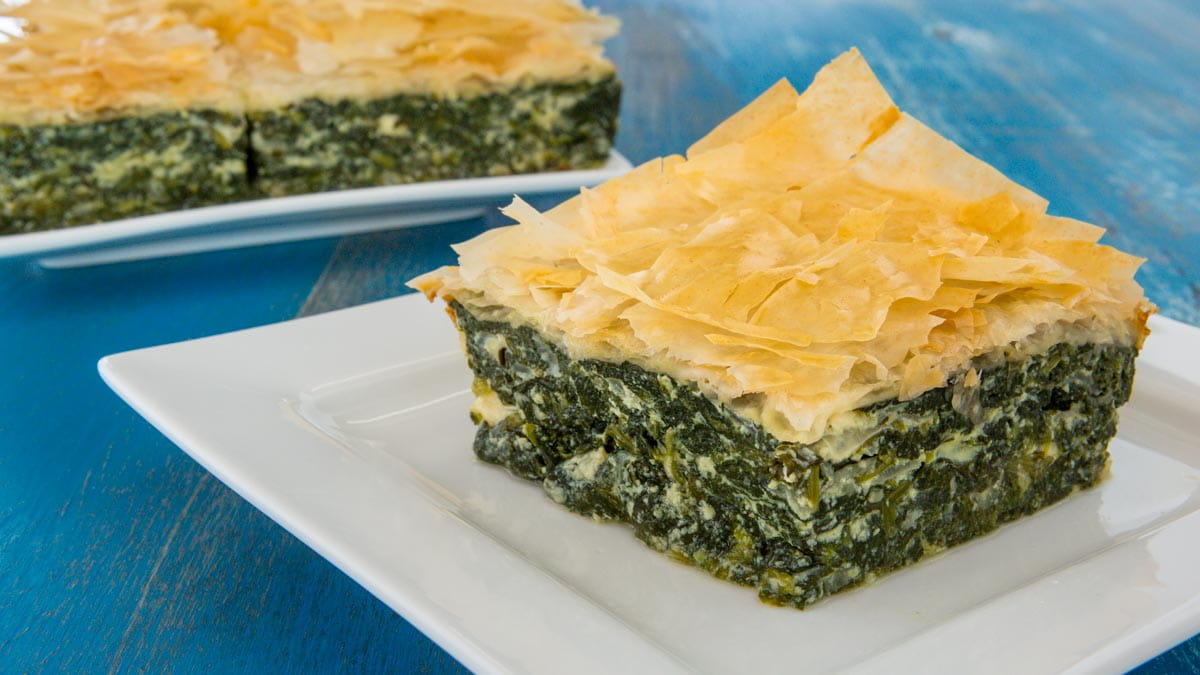 Spanakopita Greek recipe